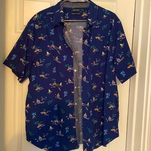 Nautica button up vacay shirt
